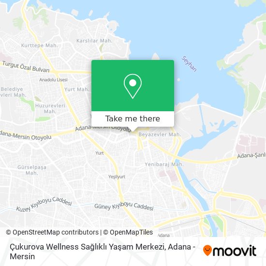 Çukurova Wellness Sağlıklı Yaşam Merkezi map