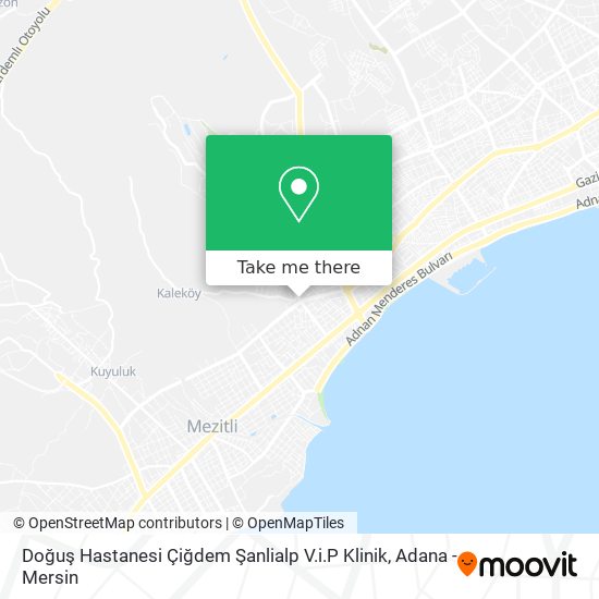 Doğuş Hastanesi Çiğdem Şanlialp V.i.P Klinik map