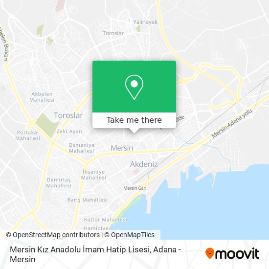 Mersin Kız Anadolu İmam Hatip Lisesi map