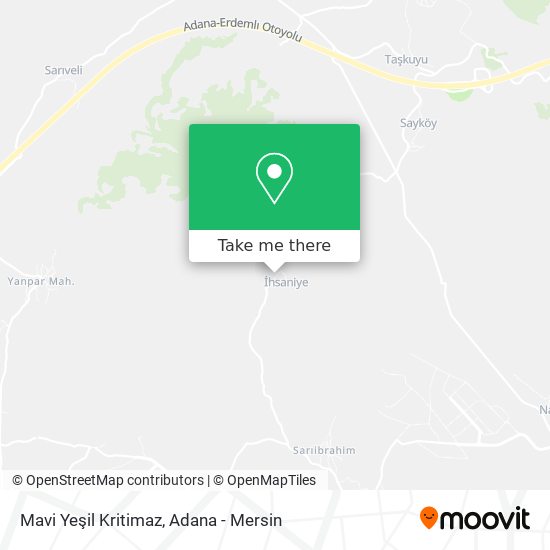 Mavi Yeşil Kritimaz map