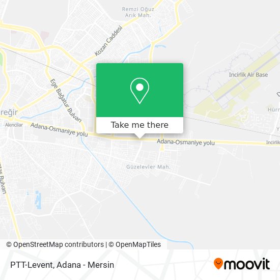 PTT-Levent map