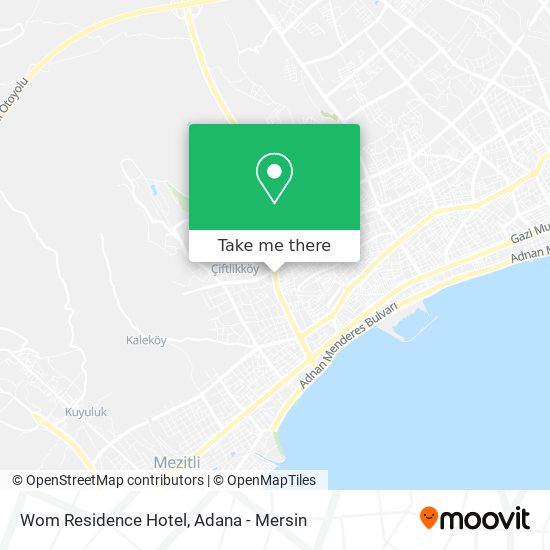 Wom Residence Hotel map