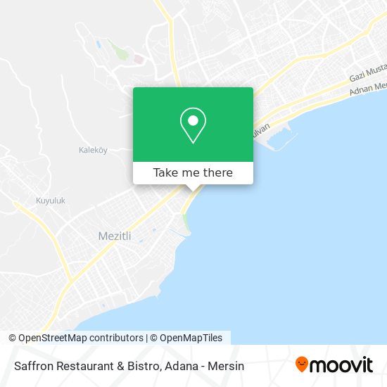 Saffron Restaurant & Bistro map