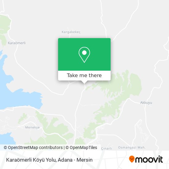 Karaömerli Köyü Yolu map