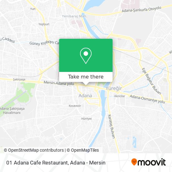 01 Adana Cafe Restaurant map