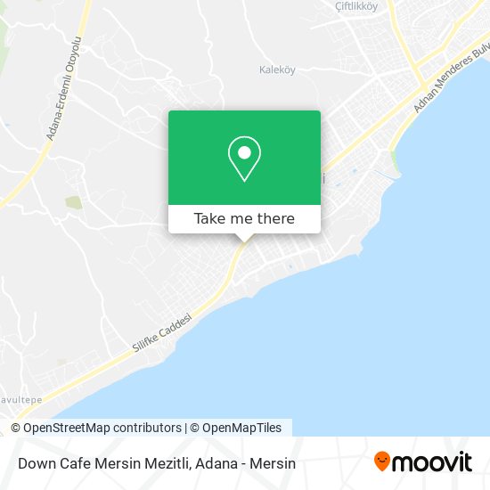 Down Cafe Mersin Mezitli map