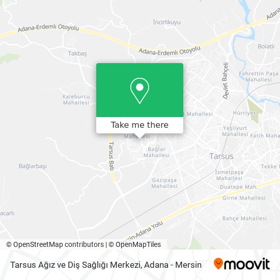 Tarsus Ağız ve Diş Sağlığı Merkezi map