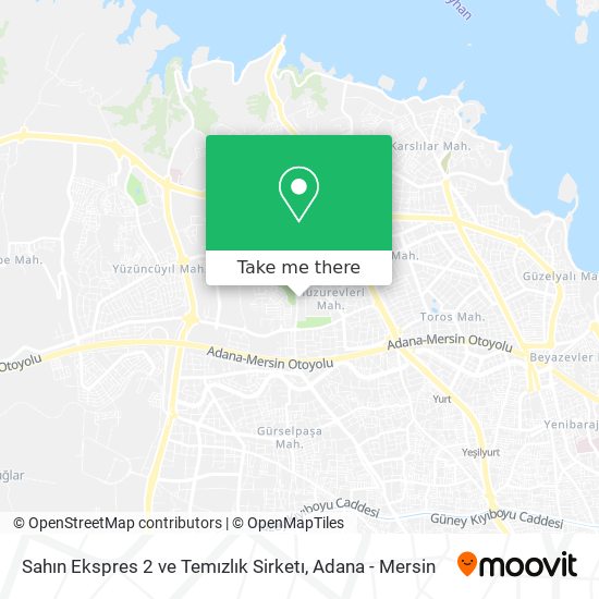 Sahın Ekspres 2 ve Temızlık Sirketı map