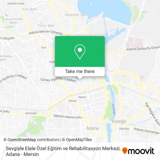 Sevgiyle Elele Özel Eğitim ve Rehabilitasyon Merkezi map