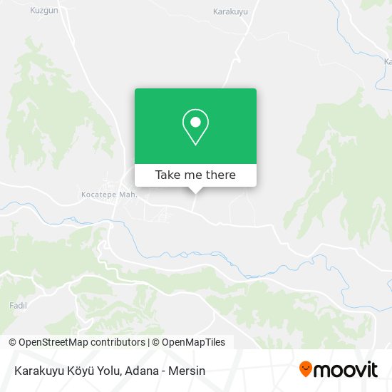 Karakuyu Köyü Yolu map