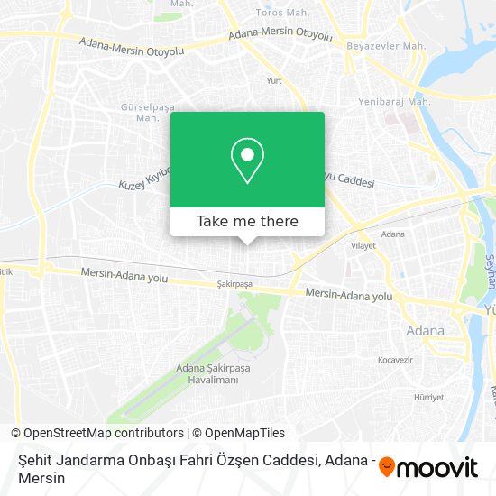 Şehit Jandarma Onbaşı Fahri Özşen Caddesi map