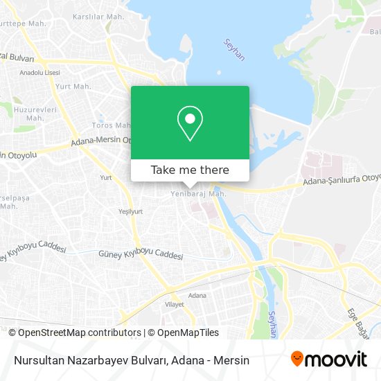 Nursultan Nazarbayev Bulvarı map