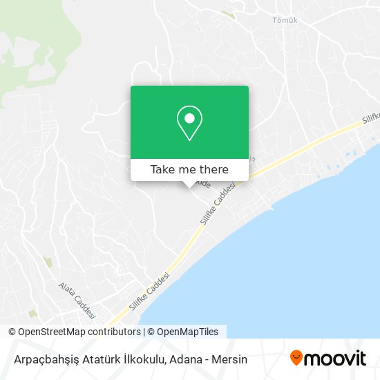 Arpaçbahşiş Atatürk İlkokulu map