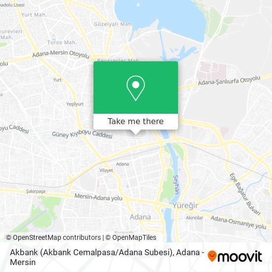 Akbank (Akbank Cemalpasa / Adana Subesi) map
