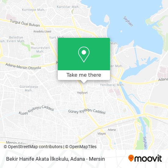 Bekir Hanife Akata İlkokulu map