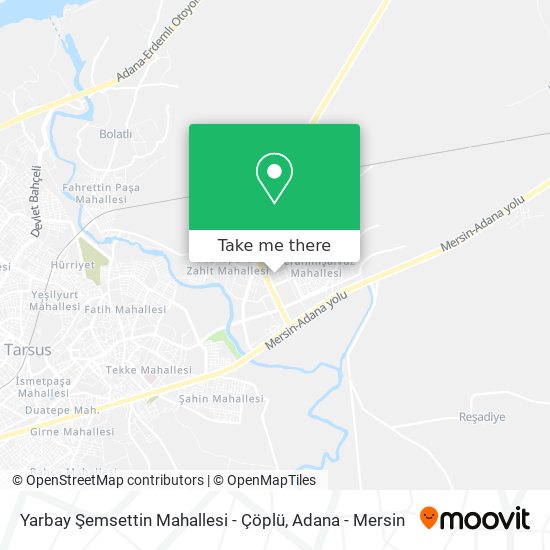 Yarbay Şemsettin Mahallesi - Çöplü map