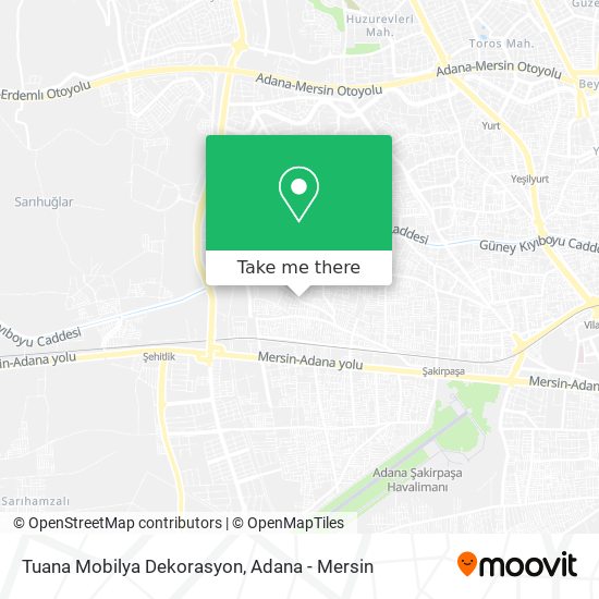 Tuana Mobilya Dekorasyon map