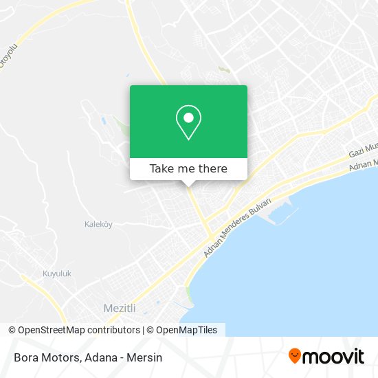 Bora Motors map