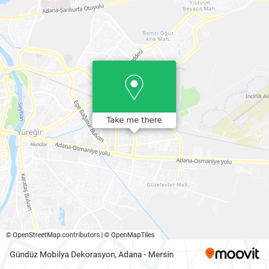 Gündüz Mobilya Dekorasyon map