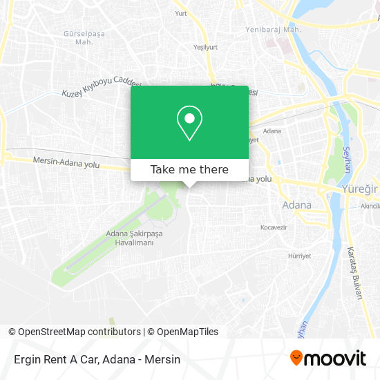 Ergin Rent A Car map
