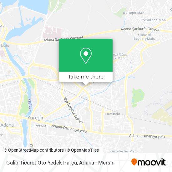 Galip Ticaret Oto Yedek Parça map