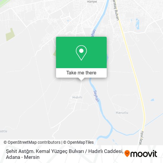 Şehit Astğm. Kemal Yüzgeç Bulvarı / Hadırlı Caddesi map