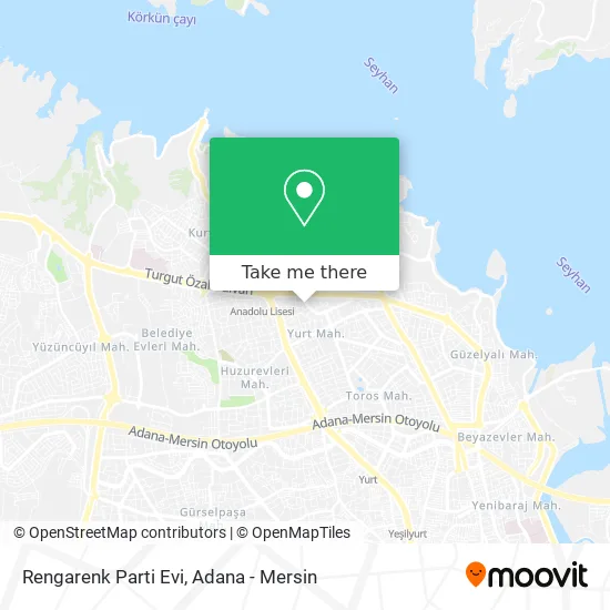 Rengarenk Parti Evi map