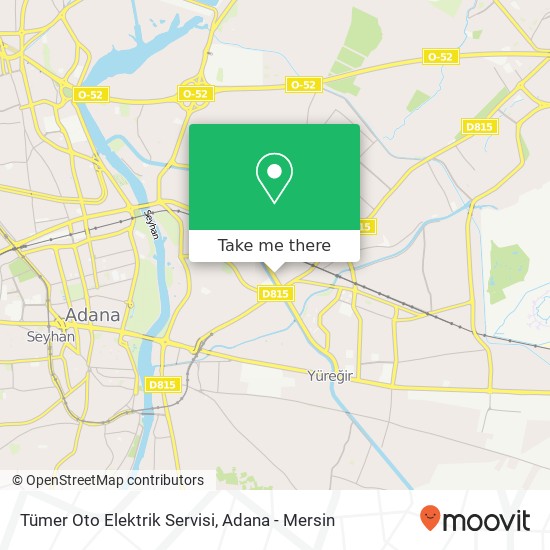 Tümer Oto Elektrik Servisi map