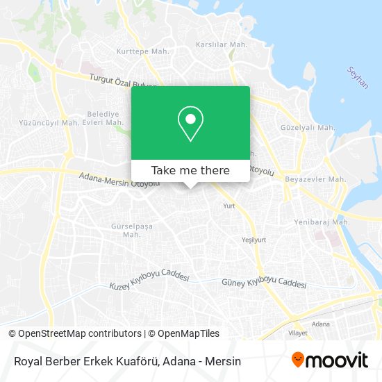 Royal Berber Erkek Kuaförü map