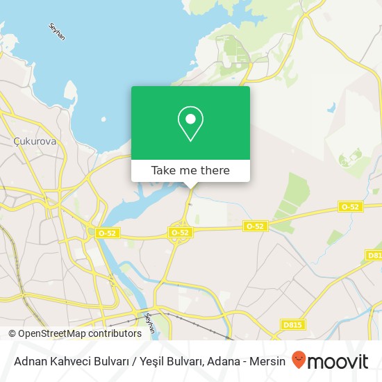 Adnan Kahveci Bulvarı / Yeşil Bulvarı map
