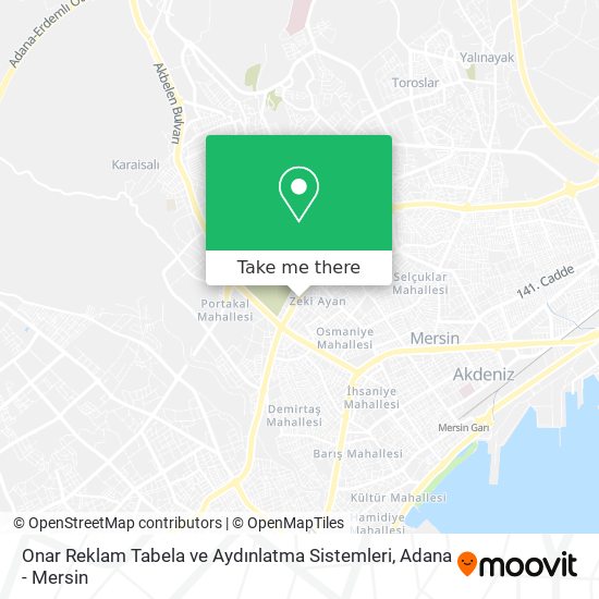 Onar Reklam Tabela ve Aydınlatma Sistemleri map