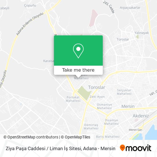 Ziya Paşa Caddesi / Liman İş Sitesi map