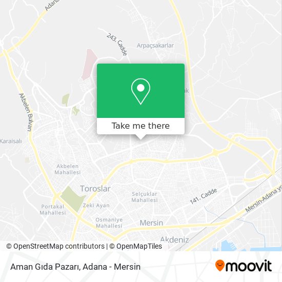 Aman Gıda Pazarı map