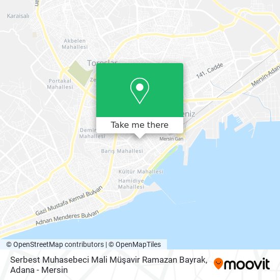 Serbest Muhasebeci Mali Müşavir Ramazan Bayrak map