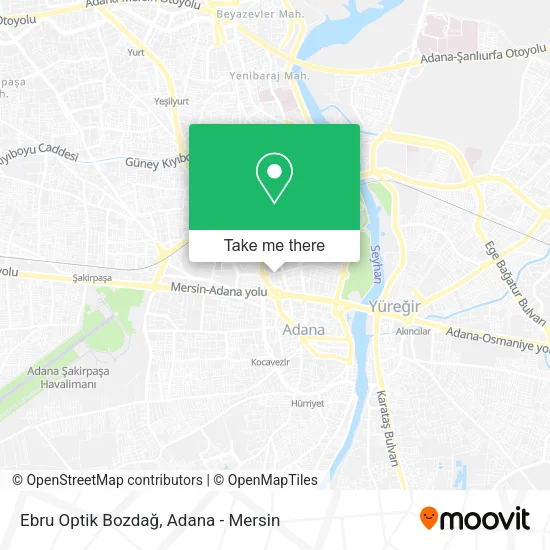 Ebru Optik Bozdağ map