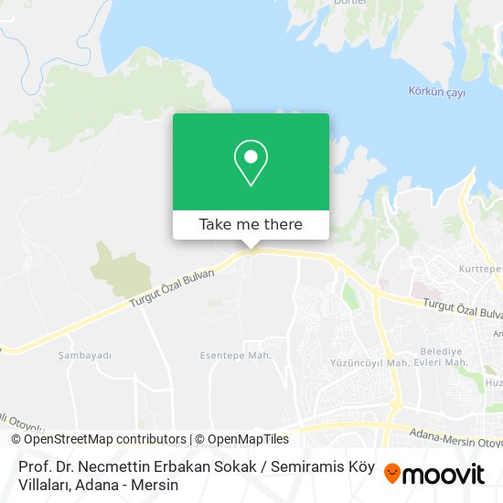 Prof. Dr. Necmettin Erbakan Sokak / Semiramis Köy Villaları map