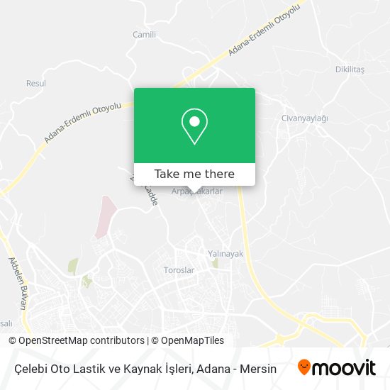 Çelebi Oto Lastik ve Kaynak İşleri map