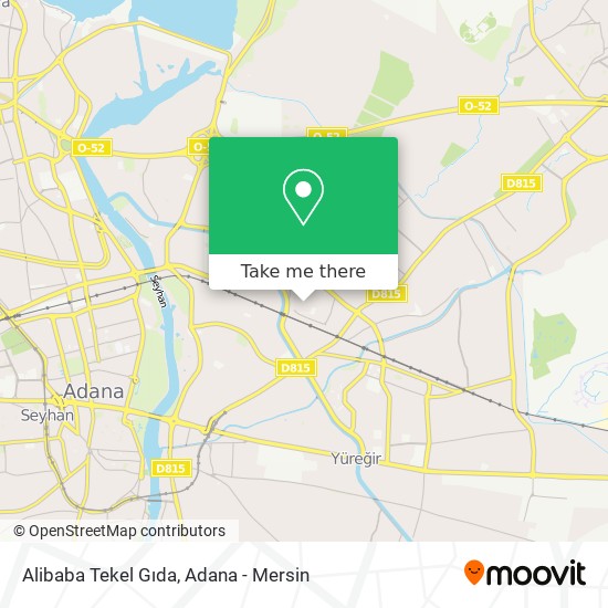 Alibaba Tekel Gıda map