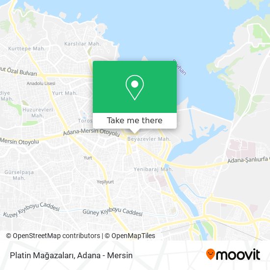 Platin Mağazaları map