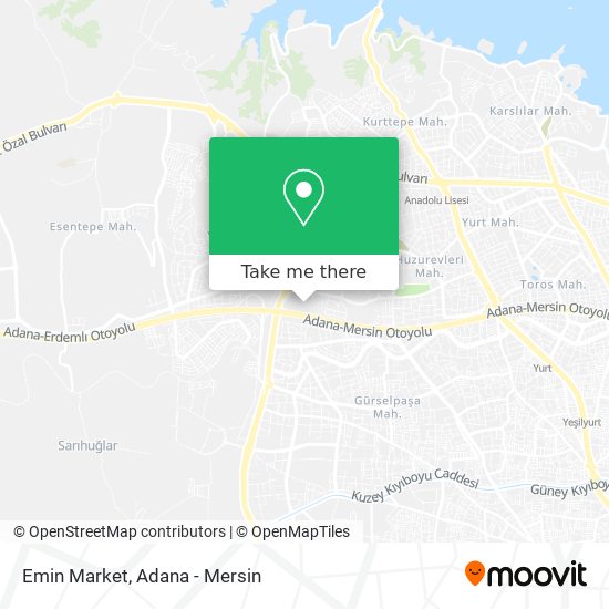 Emin Market map