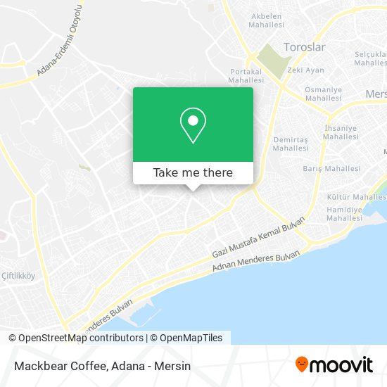 Mackbear Coffee map