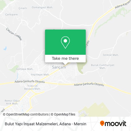 Bulut Yapı İnşaat Malzemeleri map