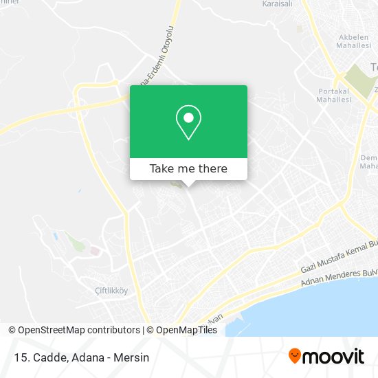 15. Cadde map