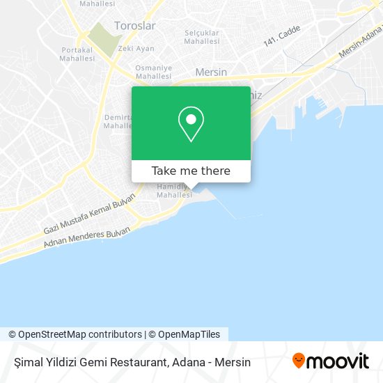 Şimal Yildizi Gemi Restaurant map