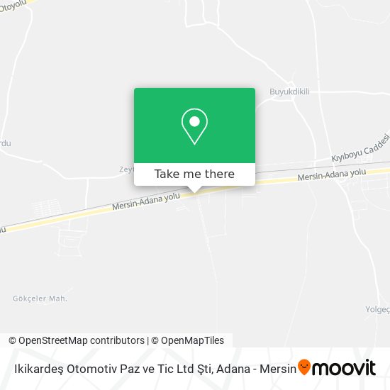 Ikikardeş Otomotiv Paz ve Tic Ltd Şti map