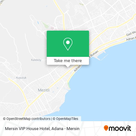 Mersin VIP House Hotel map