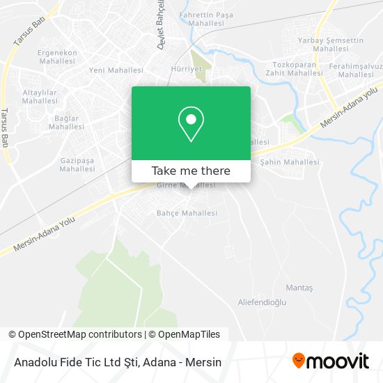 Anadolu Fide Tic Ltd Şti map