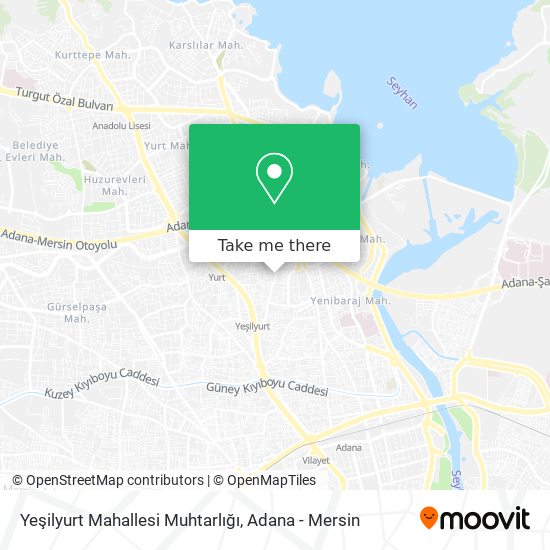 Yeşilyurt Mahallesi Muhtarlığı map