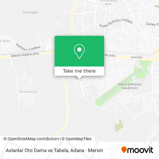 Aslanlar Oto Dama ve Tabela map