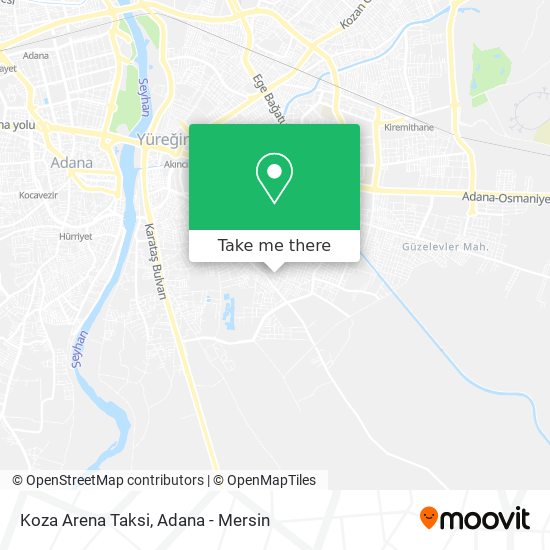 Koza Arena Taksi map